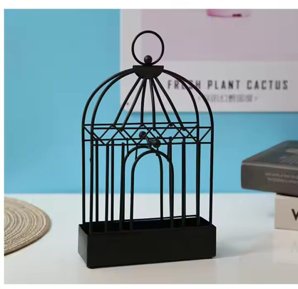 Birdcage Shape Mosquito Coil Holder Stand - Image 4