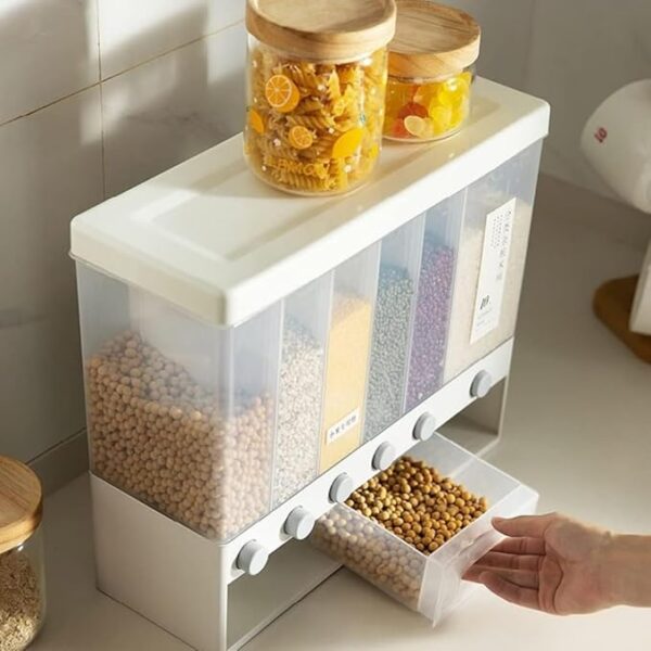 Multi-compartment Rice, Grain and dry food container. - Image 3